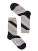 Serora Sparkly Stripe Sock Gold
